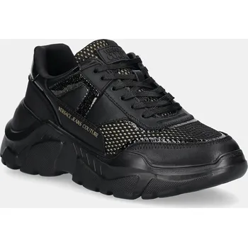 Dámské tenisky Tenisky Versace Jeans Couture dámské, černá barva, 79VA3SC4 ZSC79 899 79VA3SC4.ZSC79.899 99X, EUR 37