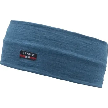 Sportovní čelenka Merino čelenka Devold Breeze 150 headband blue melange