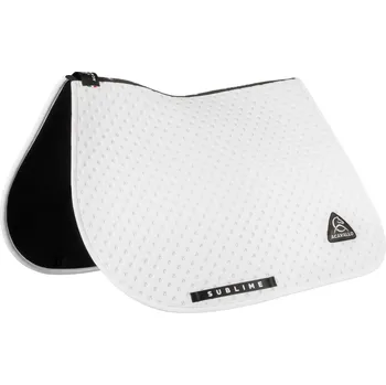 ACAVALLO Dečka podsedlová Point Acavallo, skoková, COB/FULL, bílá skoková FULL/COB