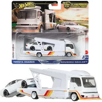 autodráha Hot Wheels Premium Team Transport Toyota Soarer & Kousoku Hauler JBM32