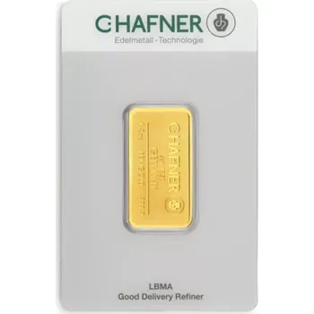 C.Hafner 1/2 Oz investiční zlatý slitek | 15,55 g