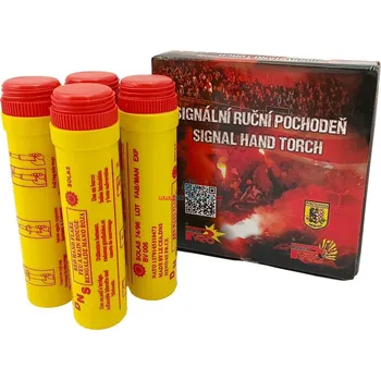 Zábavní pyrotechnika Pyrotechnika Signální Pochodeň červená 4ks