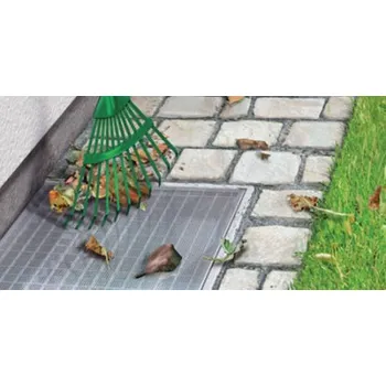 Odpuzovač zvířat mřížka na světlík proti hmyzu tesa Insect stop 50007-00-00, nerezová ocel