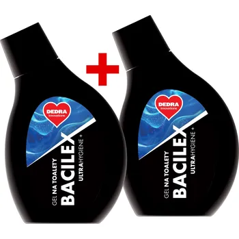 WC čistič 2× BACILEX® | WC gel s 65 % alkoholu | hygienická čistota bez chlóru | 2× 500 ml Dedra