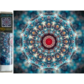Diamantové malování Diamantový obrázek 7D - Mystická mandala - 30 x 30 cm - 1006562