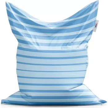 Sedací pytel Sablio Sedací vak Světle modré pruhy - 200x140 cm