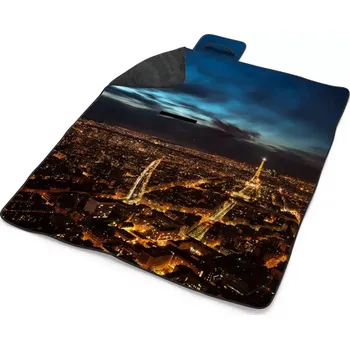 deka Sablio Plážová deka Noční Paříž: 200x140 cm