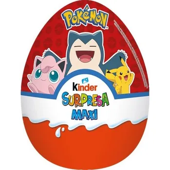 Čokoláda Kinder Surprise Maxi Pokémon mléčná 45 % 220 g