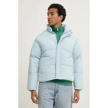 Bunda Karl Kani pánská, modrá barva, zimní, oversize, 60760017 50X, vel. XL