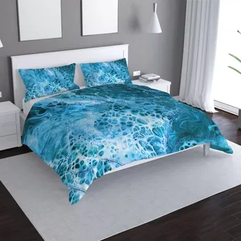 Povlečení Sablio Povlečení Magická modrá - 140x220 / 90x70