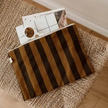 Kosmetická taška ROSE IN APRIL Kosmetická taštička LILI - Stripes Cumin