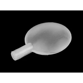 Pískátko do textilních výrobků Ø30 a 33 mm, malé, 2 (Ø33 mm) transparent