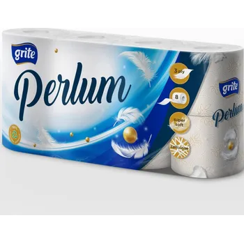 Toaletní papír Toaletní papír Grite Perlum 3vrstvý 8 rolí, 112 m