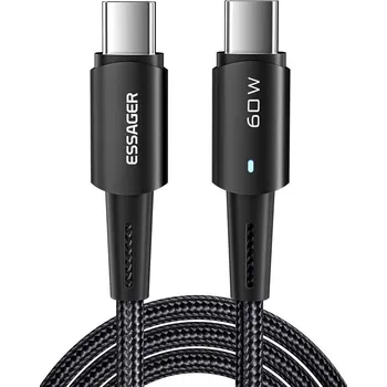 Datový kabel Essager Sunset USB-C / USB-C 2.0 3A, 60W, 2m