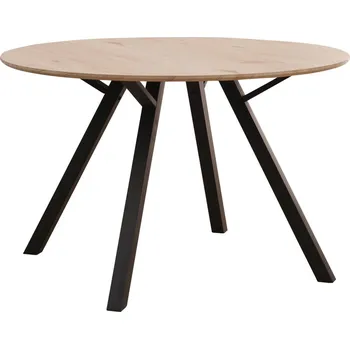 Jídelní stůl Kulatý stůl Arno 120 - Black Red White - BRW 120x76 cm