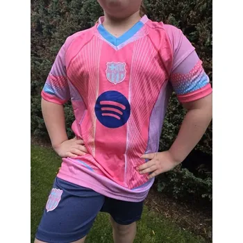 FC Barcelona BARCELONA - Yamal - růžovo-modrý 164