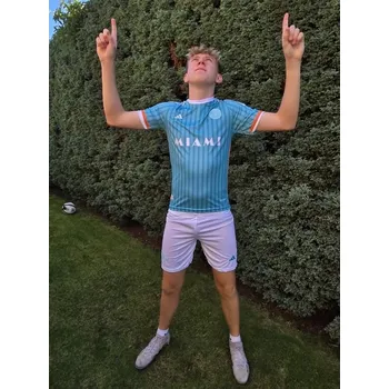 INTER MIAMI CF - Messi - zeleno-bílo-oranžový 6