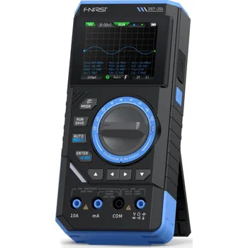 Multimetr FNIRSI DST-201 Ruční digitální multimetr, osciloskop a generátor signálu 3v1, 1 MHz, 5 MSa/s