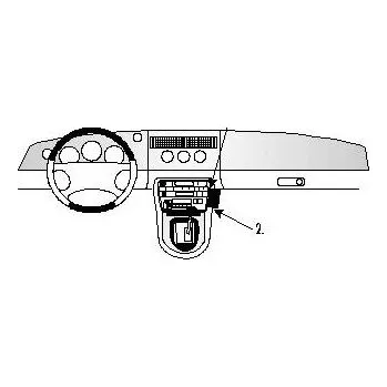 Brodit ProClip montážní konzole pro Jaguar XK8 / XKR 97-06