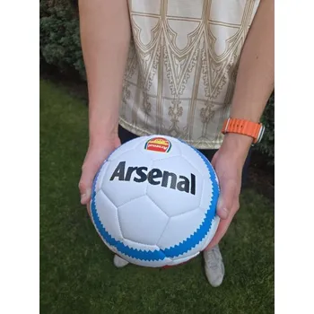 Fotbalový míč Fotbalový míč - ARSENAL - bílo-modro-červený 5