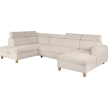 Sedací souprava Rohová sedací souprava Saragossa - Black Red White - BRW Kansas 4 331x97 cm