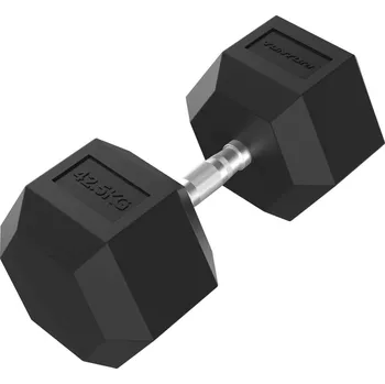 Jednoruční činka TUNTURI Platinum Hex 42,5 kg