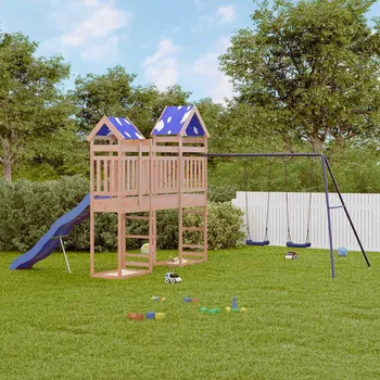 Dětské hřiště vidaXL Dětské hřiště na zahradu masivní dřevo douglasky [3279128]