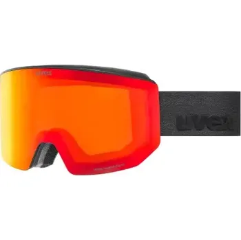Uvex Lace Attract FM lyžařské brýle black matt/red - orange