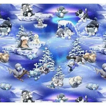 Velur soft - Zvířátka na fialové