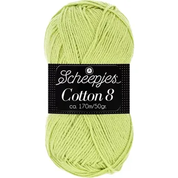 Příze Příze Scheepjes Cotton 8 mátově zelená
