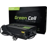 Green Cell měnič napětí z 12V na 230V, 300W/600W, čistá sinusoida, pro oběhová čerpadla, funkce UPS