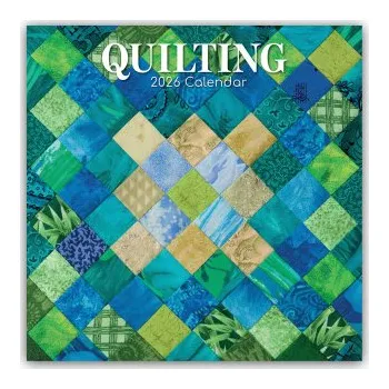 Diář Quilting - Quilten 2026 - 16-Monatskalender (EN)