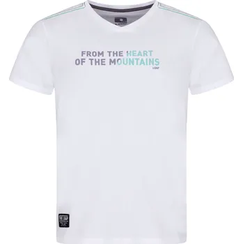 Pánské oblečení Loap Alpron Pánské triko CLM2311 Bílá M