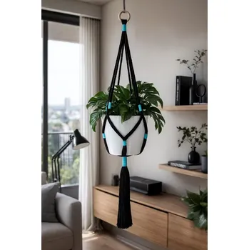 Železářství Závěs na květiny - černá + modrá (ZAV11 - černá+modrá)