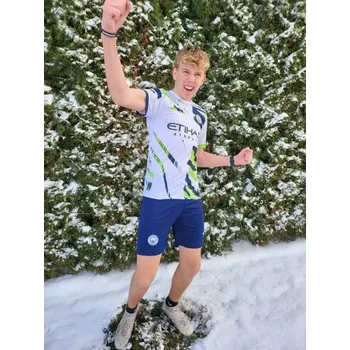 MANCHESTER CITY - Haaland - bílo-modro-zelený 14