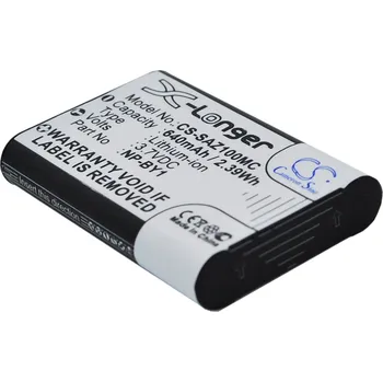 Baterie pro Sony HDR-AZ1, (ekv.NP-BY1), 640mAh