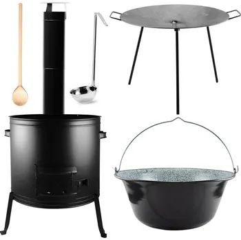 Sprchový set Perfect Home kotlíková souprava s grilovacim platem 40L