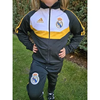 Tepláková souprava - REAL MADRID - černo-zlato-bílá 4