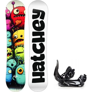 Snowboard Dětský Snowboard komplet Hatchey Loony + vázání Croxer MP180 Velikost: 90 cm, Velikost vázání: M/L