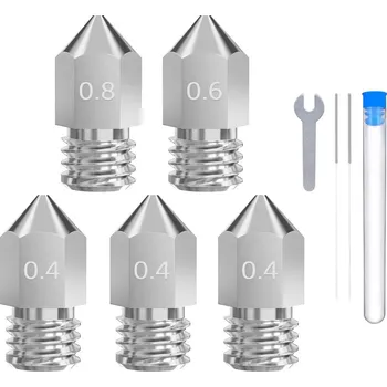 3D tiskárna ELEGOO Sada tvrzených trysek 0,4 -0,8mm Neptune 4