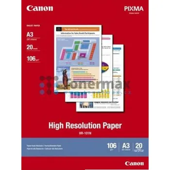 Fotopapír Fotopapír Canon High Resolution Paper HR‑101, A3, speciálně vyhlazený, 106 g/m2, 20 ks