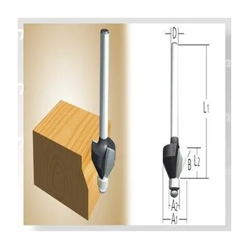 Frézka MAKITA fréza na zkosené hrany 45st. D-09488