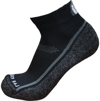 Pánské ponožky Outdoorové ponožky Český ráj Hiking LOW šedá/černá M(39-42)