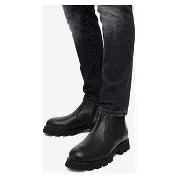 Dámské kozačky Polokozačky G-Star Raw EO-ROWHIDE-02 MI08 Černá 41