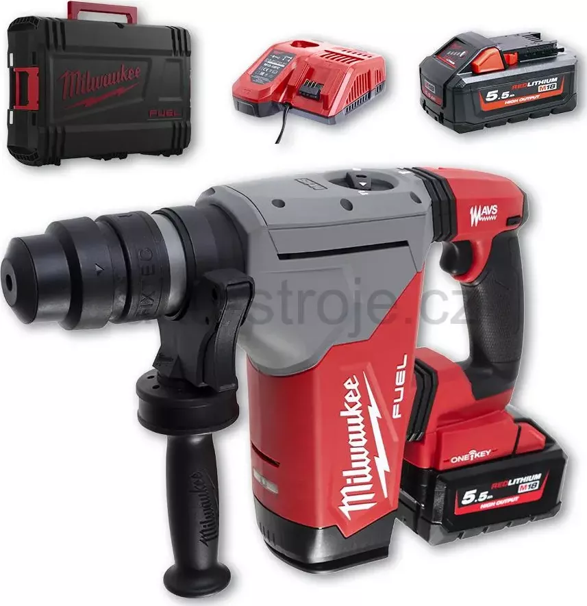 Milwaukee M18 ONEFHPX-552X FUEL (Aku kombi kladivo Milwaukee M18 ONEFHPX-552X FUEL)