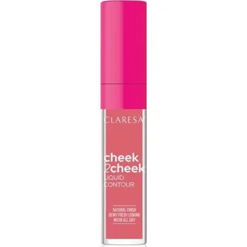 Přípravek na tvář Claresa CHEEK2CHEEK LIQUID CONTOUR tekutá tvářenka 02, 7,5 g