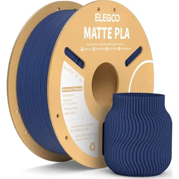 Příslušenství k 3D tiskárně ELEGOO PLA MATTE 1.75 1kg Navy Blue
