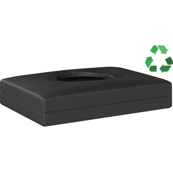 Marplast Ecolored zásobník hygienických sáčků 13,5 x 9,5 x 3,2 cm černá mat A58401VB