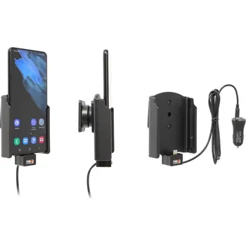 Brodit držák do auta na Samsung Galaxy S21+ 5G, bez pouzdra, s nabíjením z cig. zapalovače/USB, doprava ZDARMA!