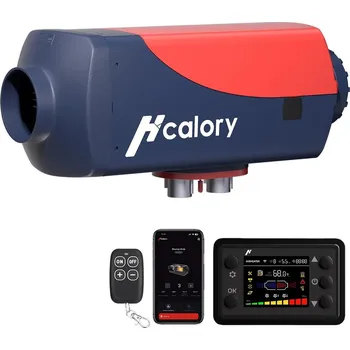 Průmyslové topidlo Hcalory HBU1S – nezávislé 8kW dieselové topení, 12V/24V/220V, nádrž 10L, APP